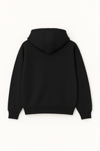 Black Relaxed-Fit Basic Hoodie